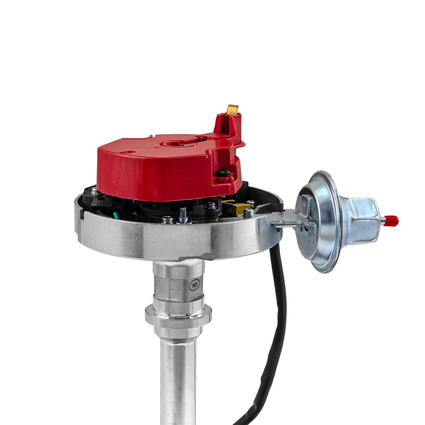 Distribuidor HEI de bobina de 65K para Chevy SBC 350 BBC 454 Serie 6000 [Rojo]