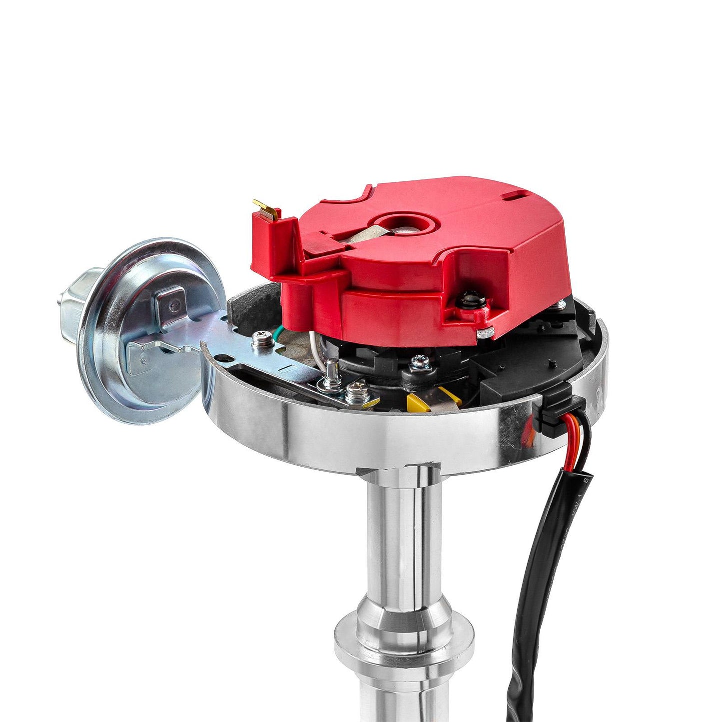 Distribuidor de bobina HEI de 65K para Pontiac 326, 400, 455 y 6000 Series [Rojo]