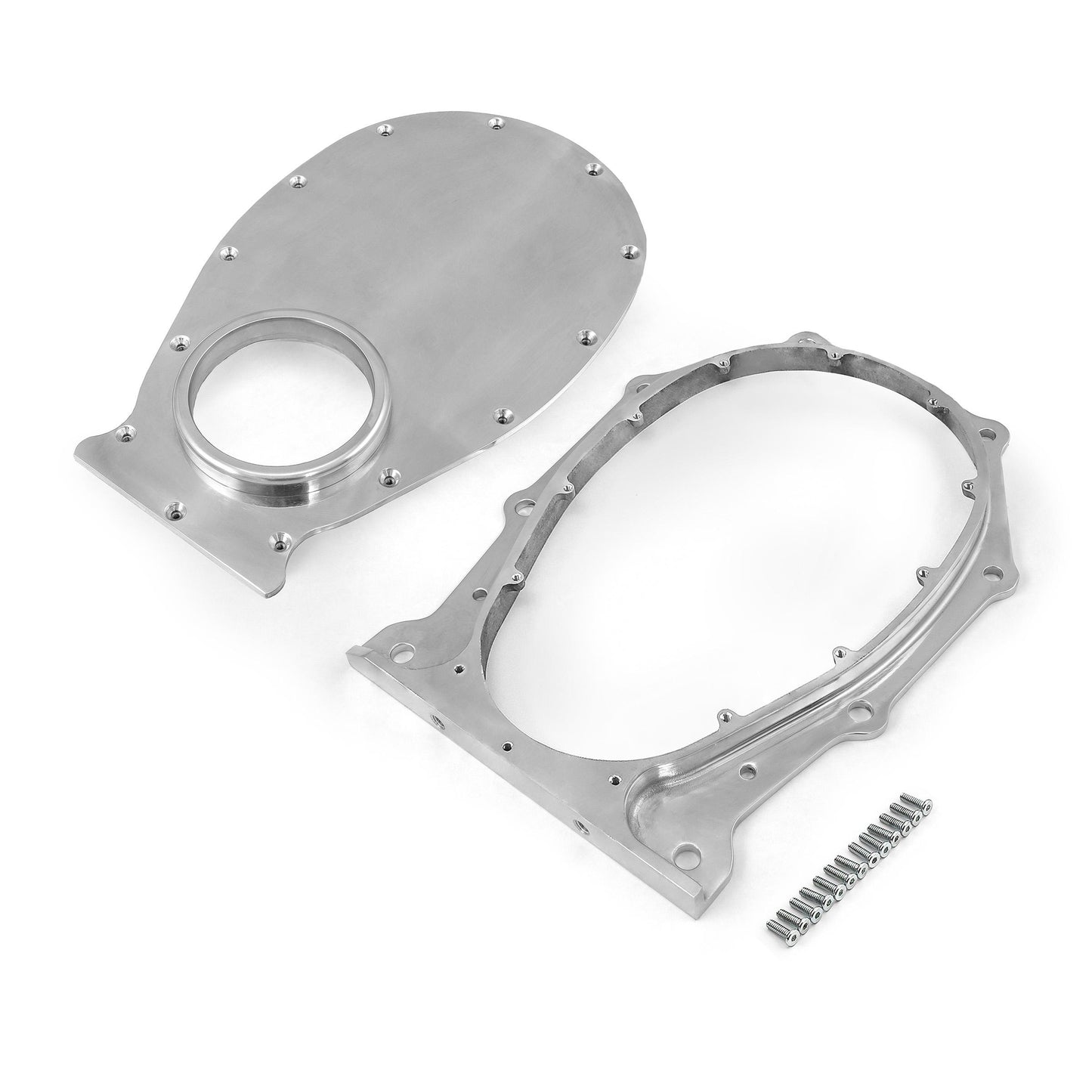 Mopar Chrysler BB 383 440 Aluminum Removable Cam Plate Timing Chain Cover