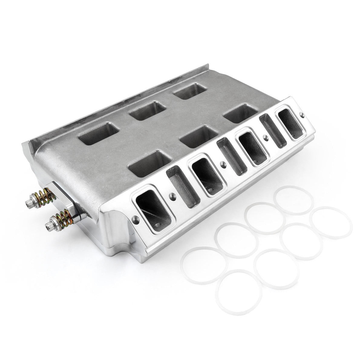 Colector de admisión de aluminio mecanizado CNC para supercargador Chevy GM LS7 6-71 8-71