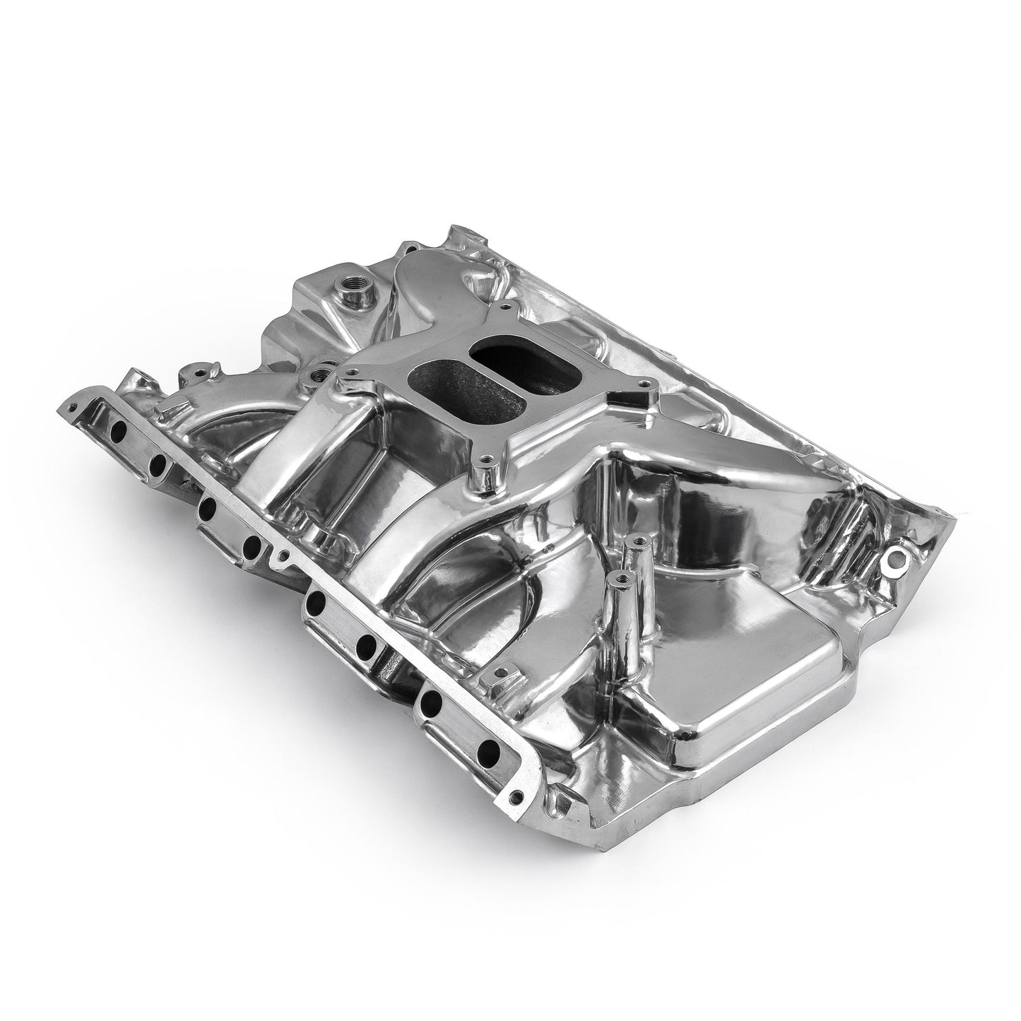 Colector de admisión de aluminio de perfil bajo Ford FE 390 427 [pulido]