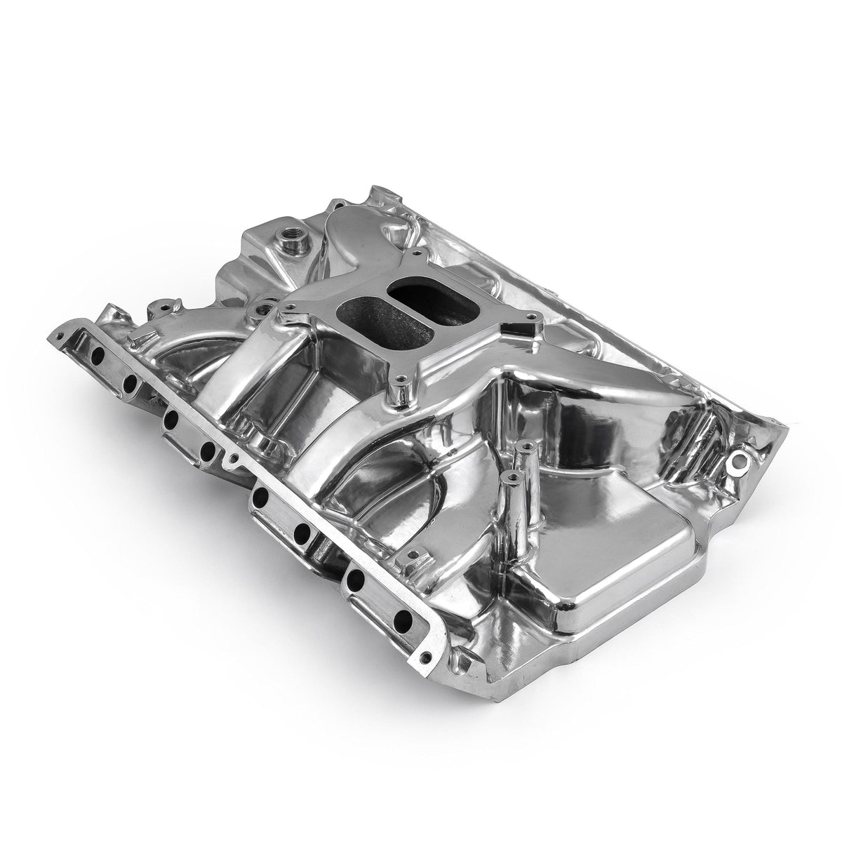 Colector de admisión de aluminio de perfil bajo Ford FE 390 427 [pulido]