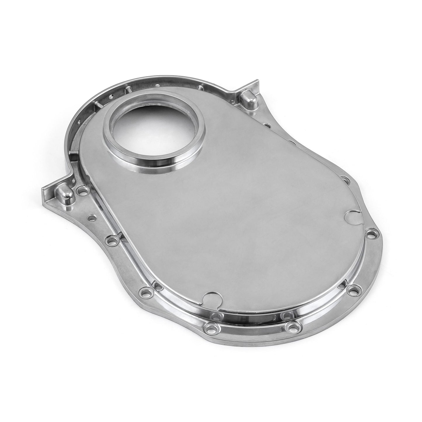 Cubierta de cadena de distribución de aluminio pulida para Chevy BBC 454 Gen 1-4
