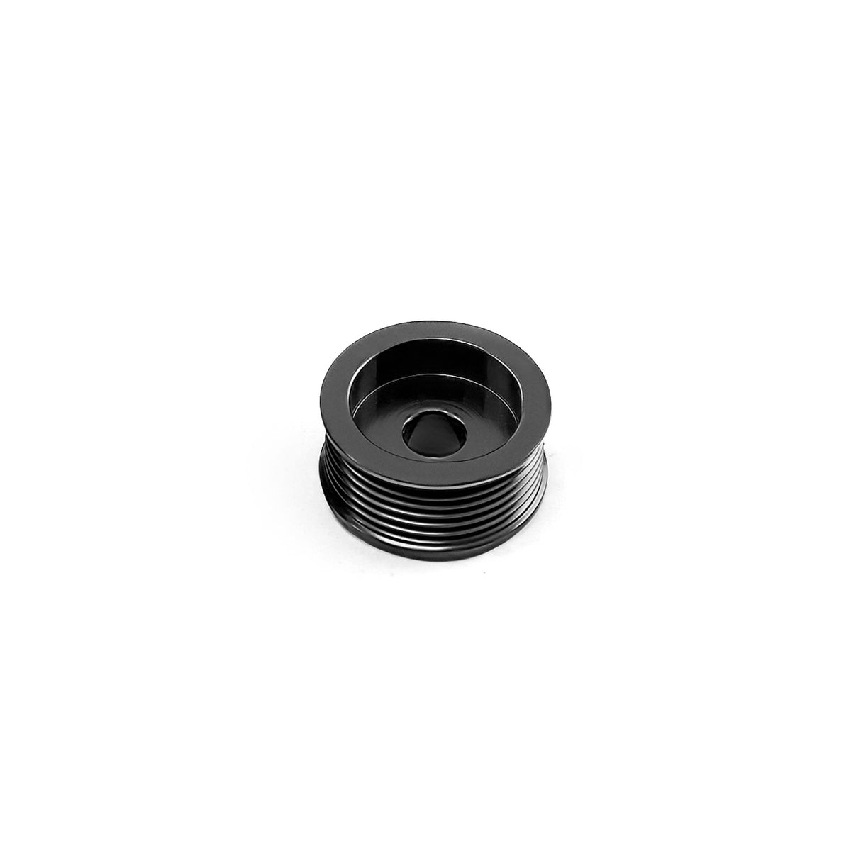 1979-1993 Ford 5.0L Steel Serpentine 20% Underdrive Pulley Set Black