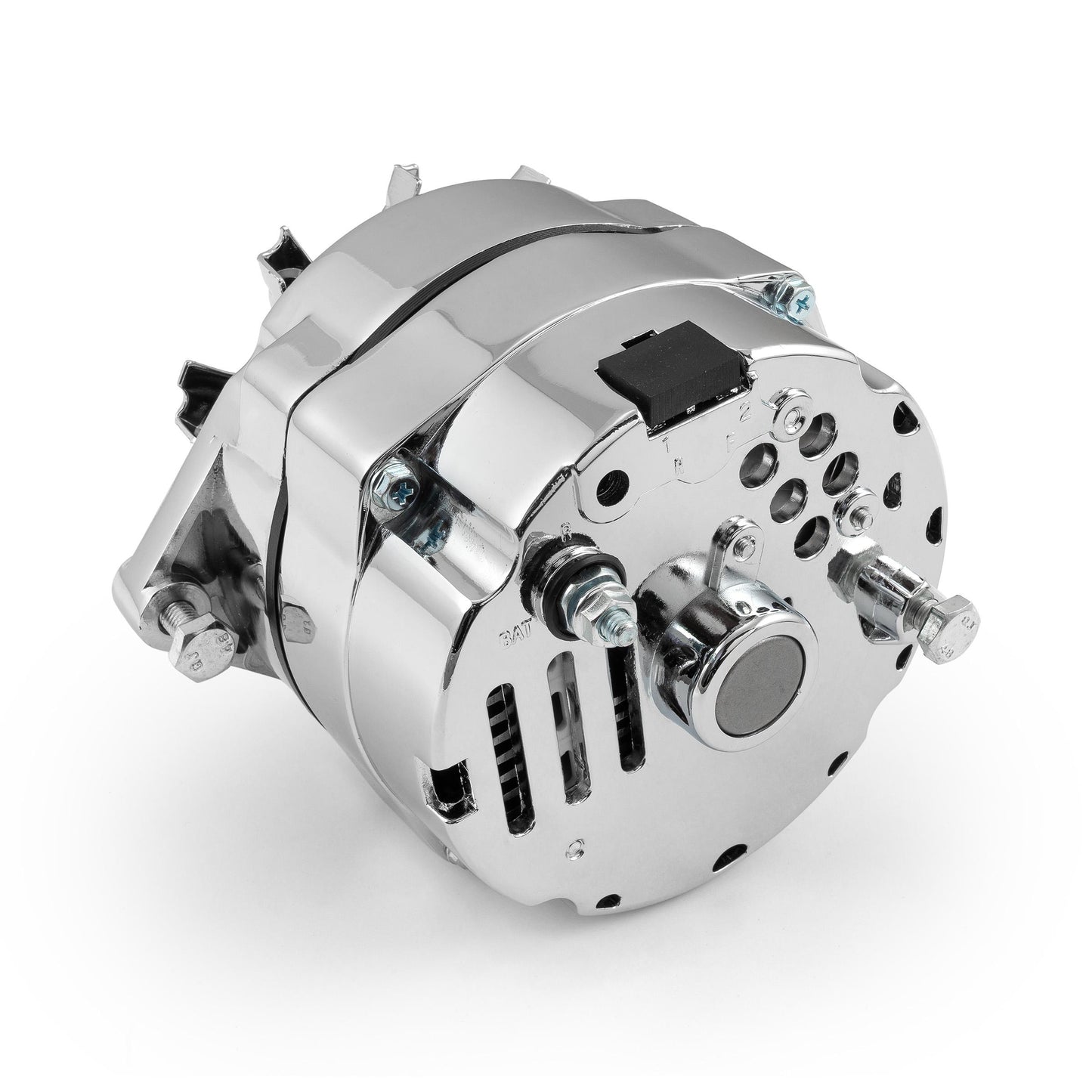 Universal 7127 GM 10SI V-Belt 100 Amp 3 Wire Internal Regulator Alternator [Chrome]