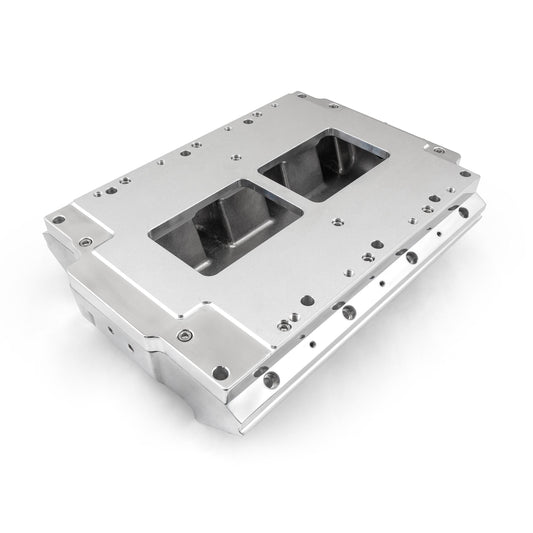 Colector de admisión de aluminio mecanizado CNC para supercargador Chevy GM LS7 6-71 8-71