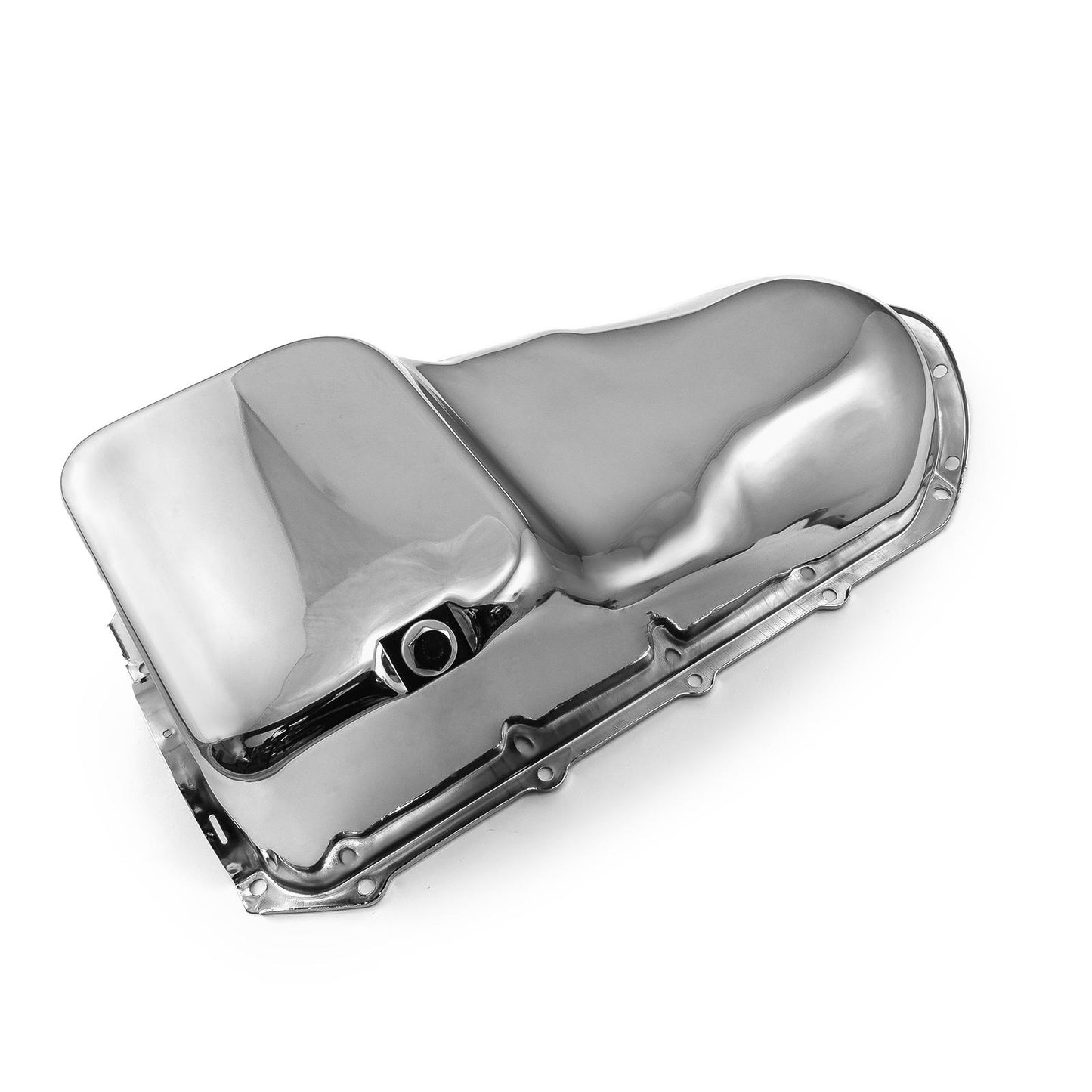 Pontiac 326 400 455 Rear Sump Chrome Oil Pan