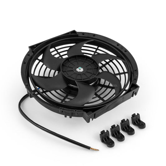 10" Reversable 12V 'S' Blade Radiator Electric Thermo Fan