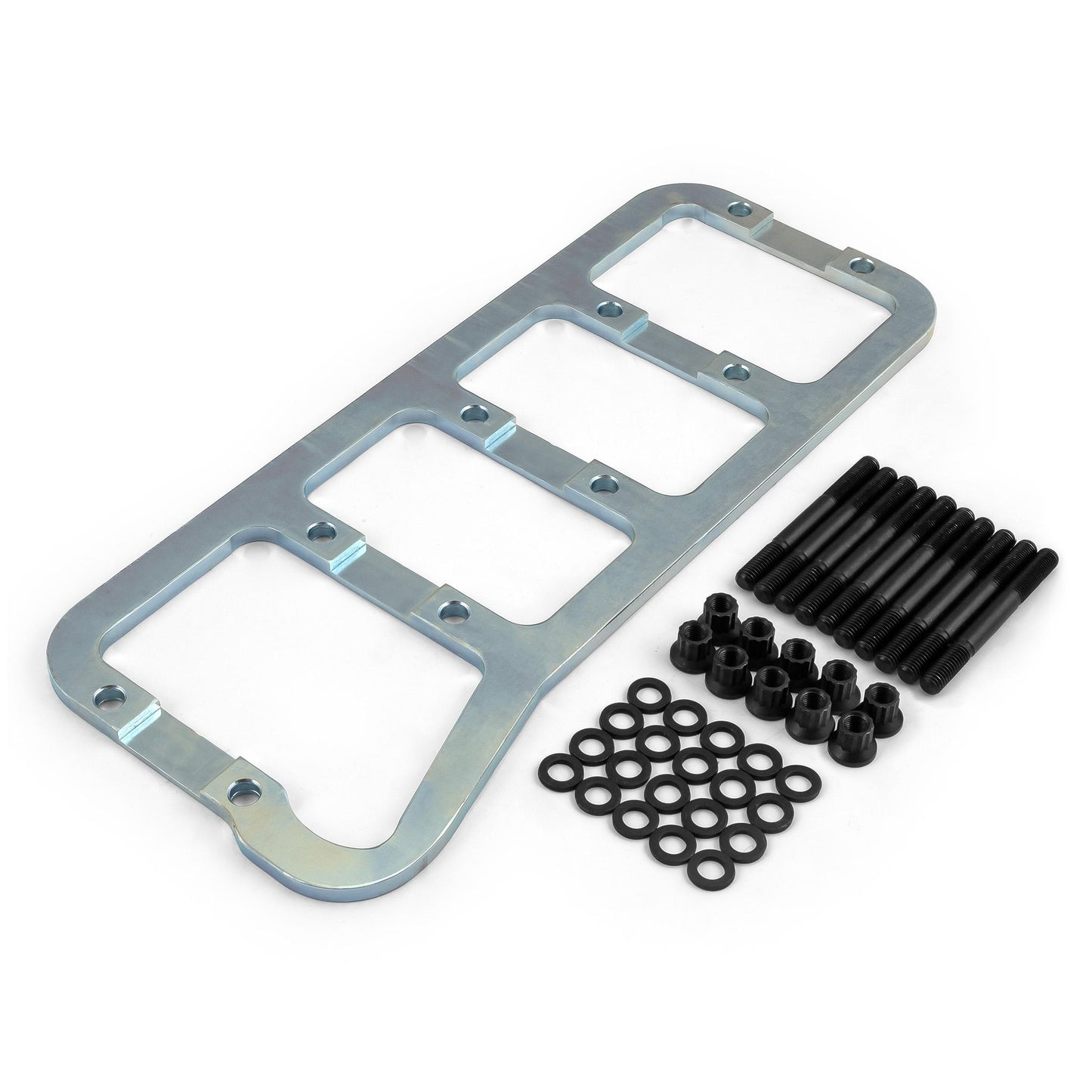 Ford SB 289 302 Windsor Zinc Finished Steel Main Girdle with Hardware