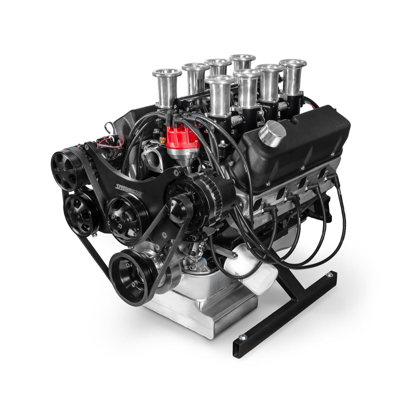 Motor Ford 351W Windsor 427Ci Stroker listo para usar con inyección electrónica de combustible (EFI) de tiro descendente