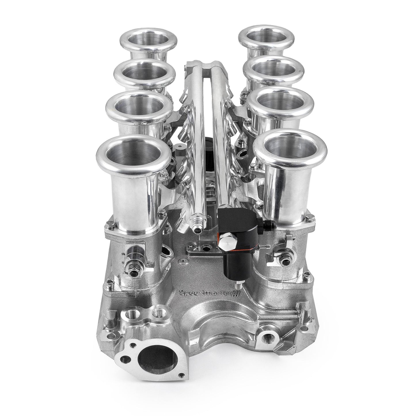Sistema de colector de admisión EFI de 8 columnas y corriente descendente para Ford 351W Windsor, completamente pulido