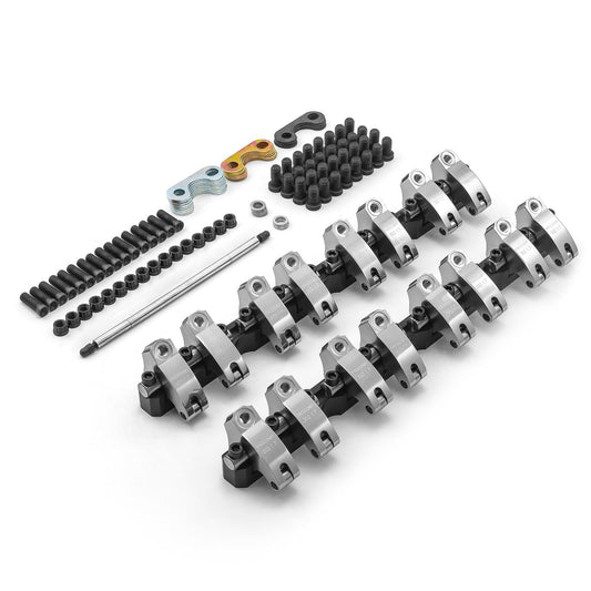 Balancines de aluminio con montaje de eje Windsor para Ford SB 289 302 351, relación 1.7
