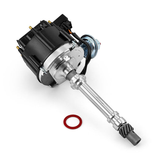 Distribuidor HEI de bobina para Chevy V6 3.8L 4.3L Serie 6000 65K - [Negro]