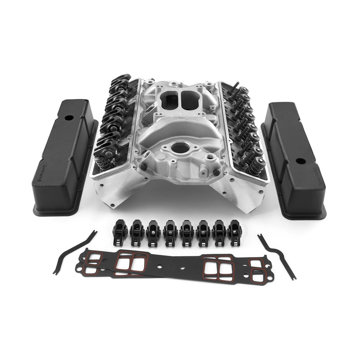 Kit combinado de culata angular para Chevy SBC 350 (extremo superior) [Taqué plano hidráulico]