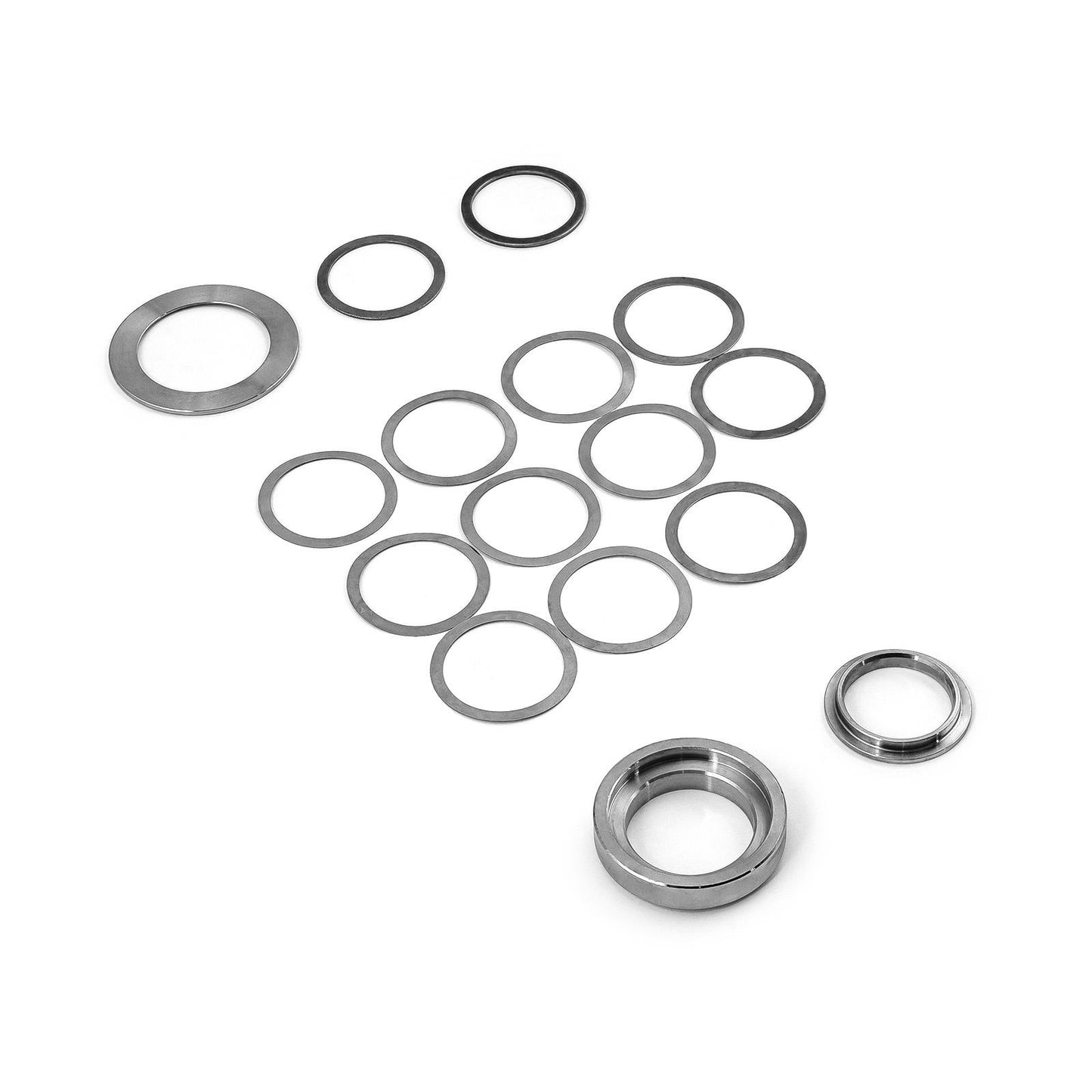 Kit de calzas de precarga para piñón y anillo estriado Ford de 9" estándar de 35" [Compatible con caja de 4"]