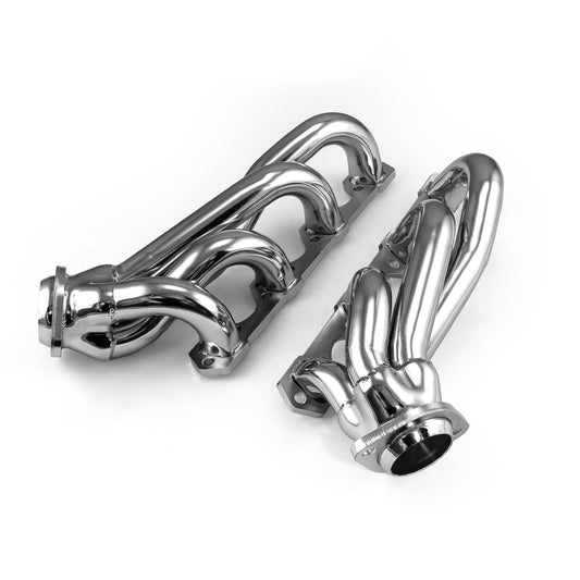 Colectores de escape cromados para Ford SB 289 302 351 Windsor Mustang 1979-93