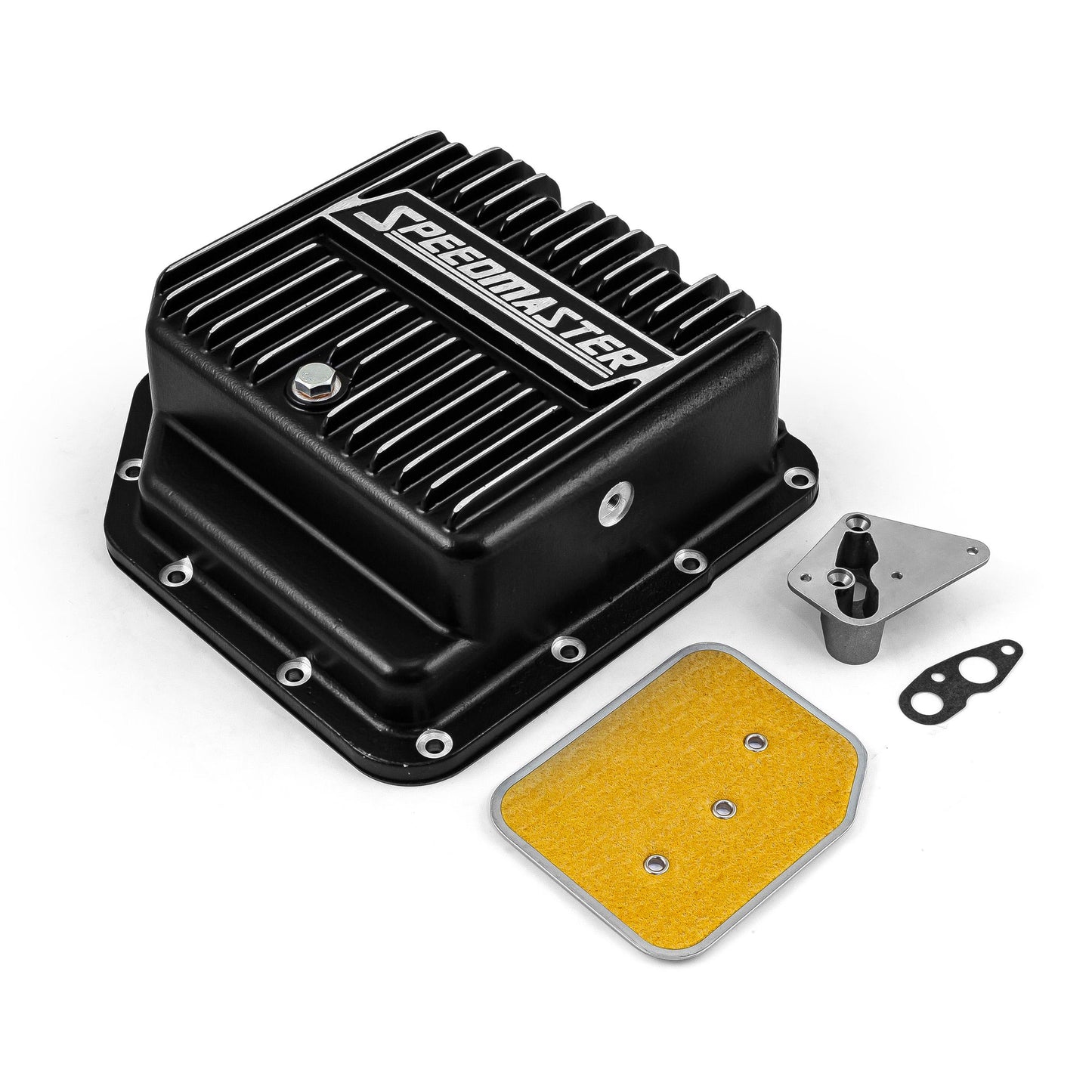 GM Turbo TH350 Black Extra Capacity Aluminum Transmission Oil Pan Kit