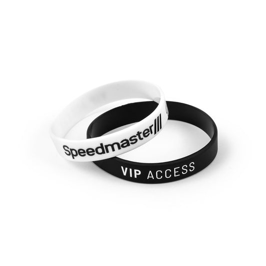 Speedmaster Gallery VIP Silicone Wristband Black + White 2-Pack