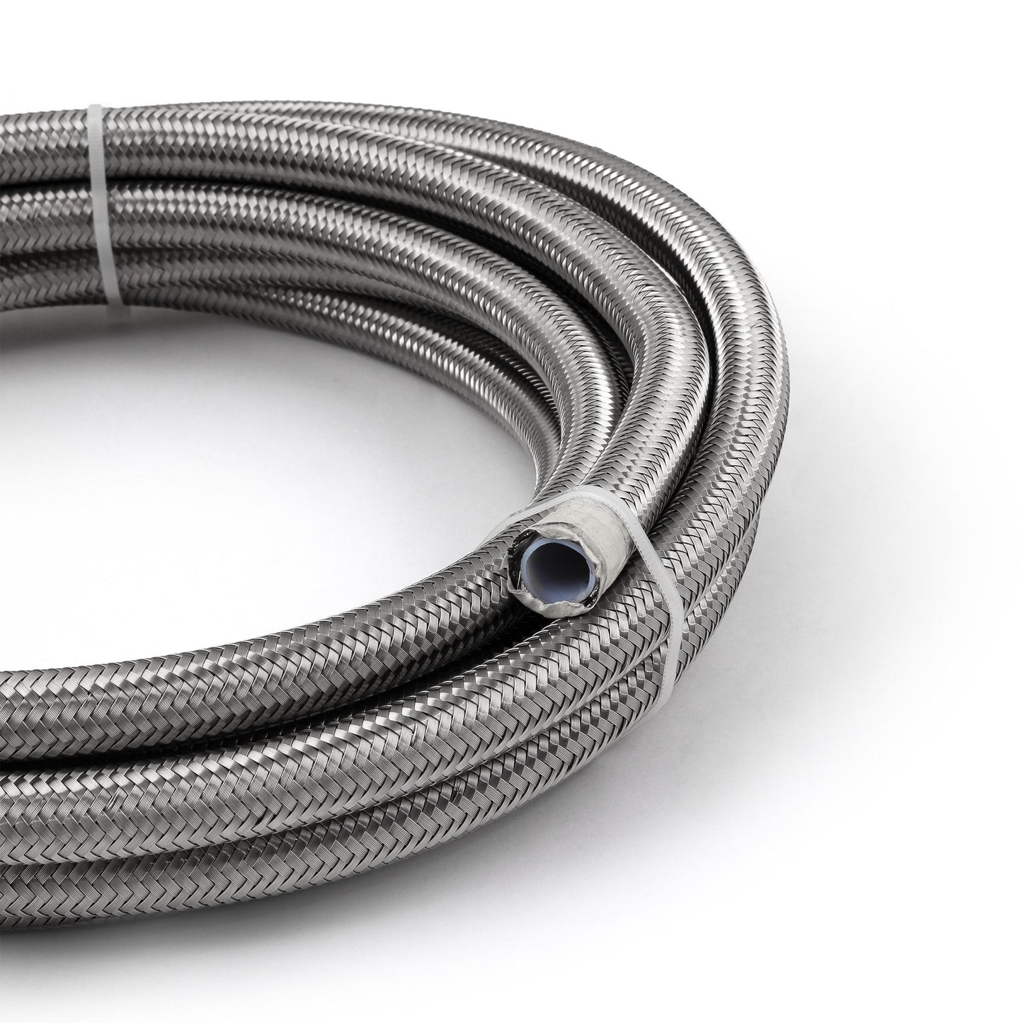 Manguera de acero inoxidable trenzada con PTFE de 10 AN (longitud de 20 pies)