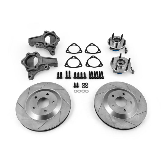 GM C5 Corvette 13" Slotted Front Disc Brake Conversion Kit Calipers Not Included