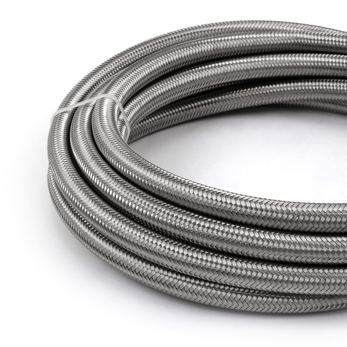 -10 AN PTFE Braided Stainless Steel Hose Line [20 ft. Length]