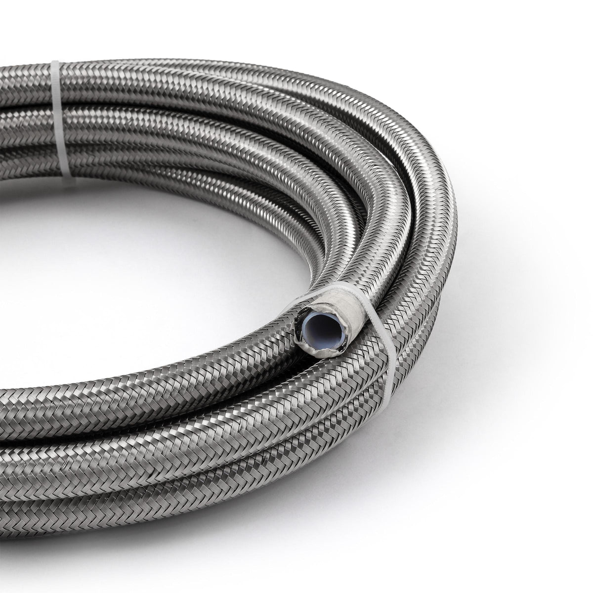 -10 AN PTFE Braided Stainless Steel Hose Line [20 ft. Length]